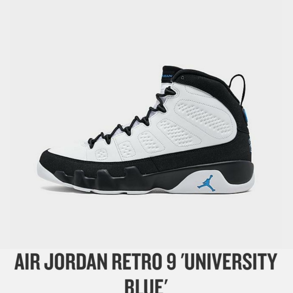 AirJordan Retro 9 University Blue